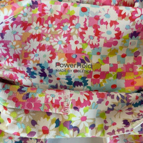 Fabletics Define PowerHold High-Waisted 7/8 Leggings in Patchwork Daisy Size XS - Picture 7 of 7